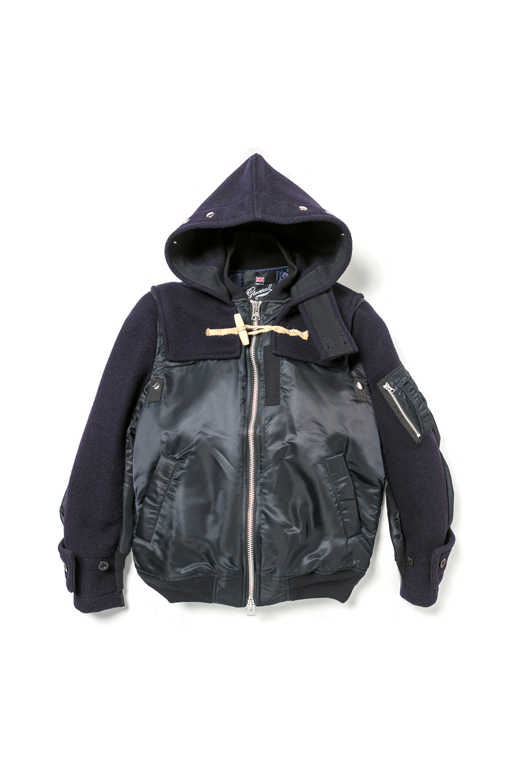 sacaiとGloverallによる初のコラボレーションアイテム