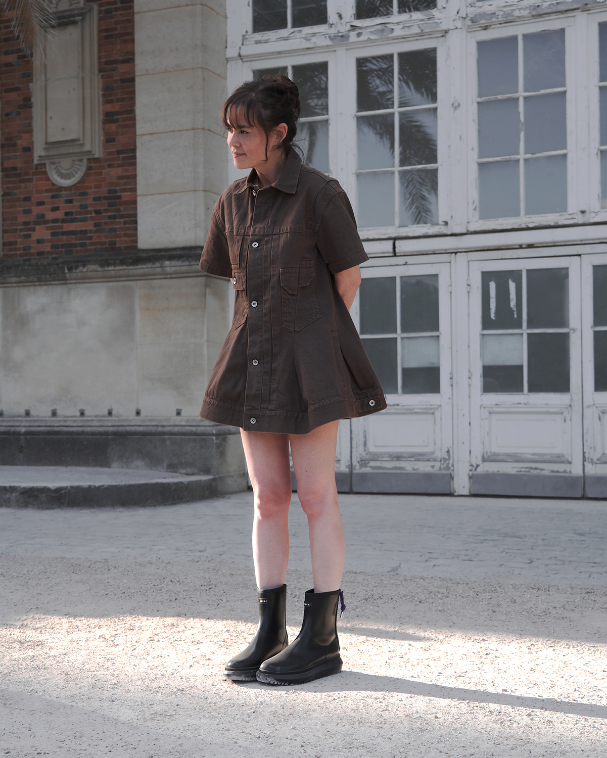 sacaiの新作ラバーブーツ