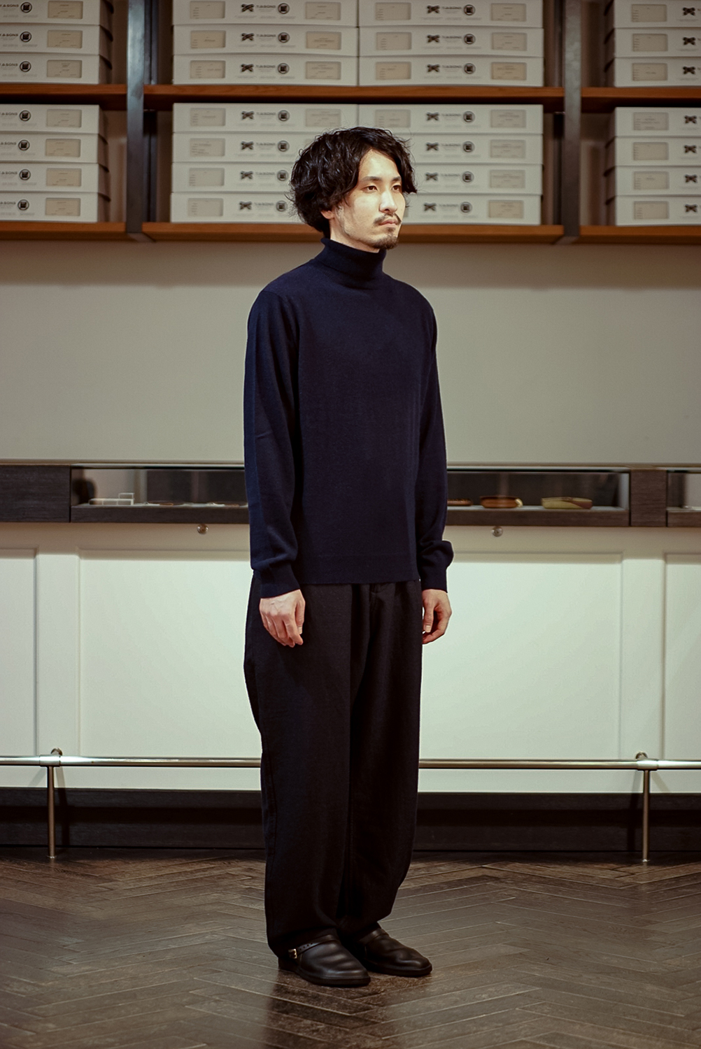 BODHI × Y.&SONSのカシミヤニット