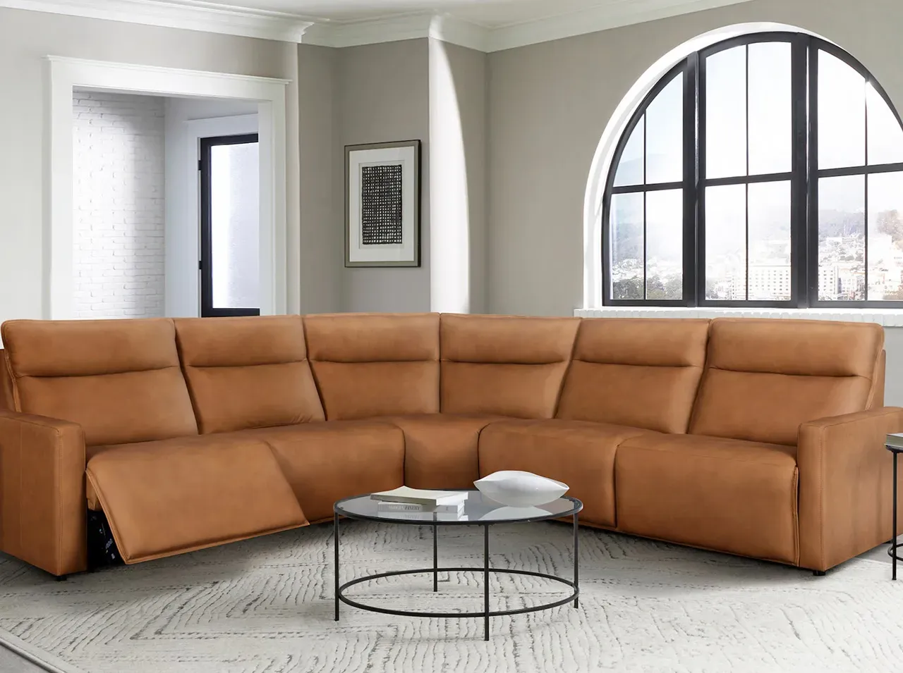 LEATHER ITALIA USA 6110 Arizona Sofa 04234 Marco 144461100304234