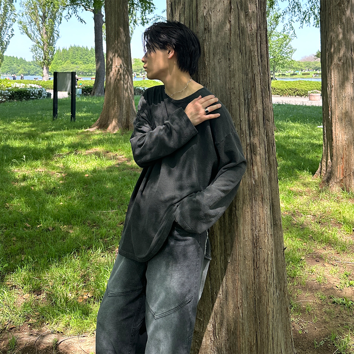 ラフダイロングスリーブTシャツ | ファッション通販サイト NUGU