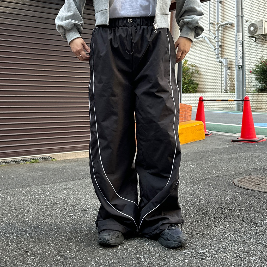 ワイドラインナイロンパンツ | ファッション通販サイト NUGU