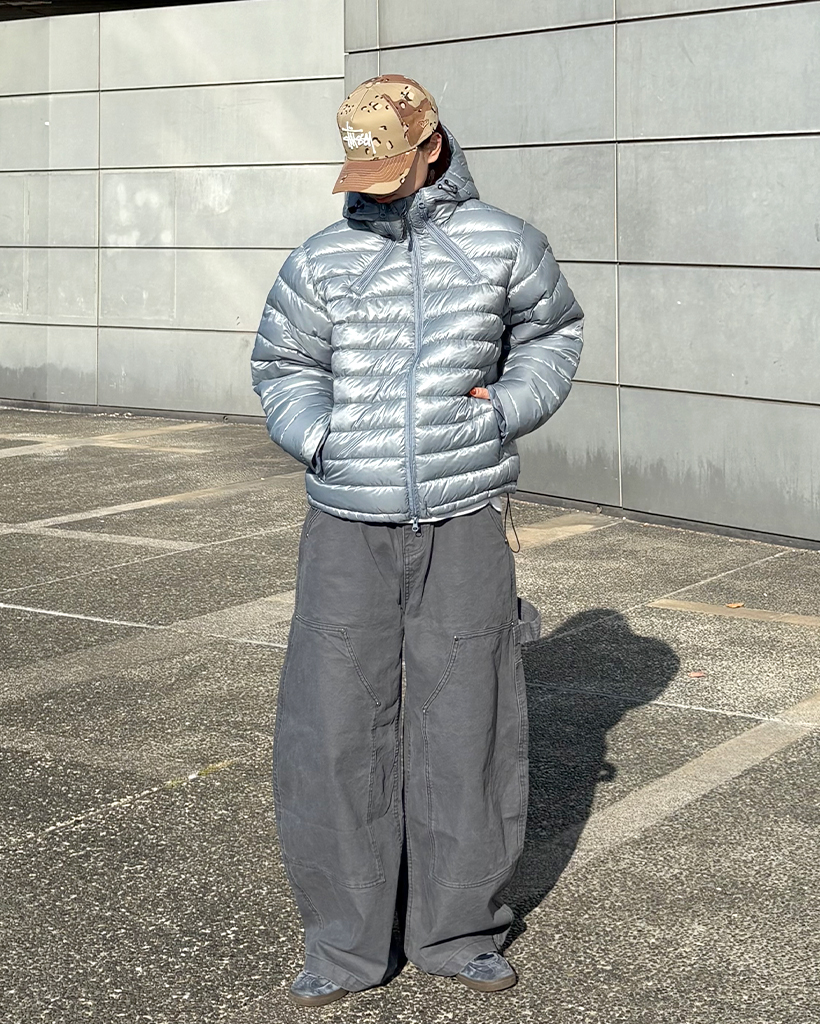 ユニセックス)フード付き軽量中綿ジャケット | ファッション通販サイト