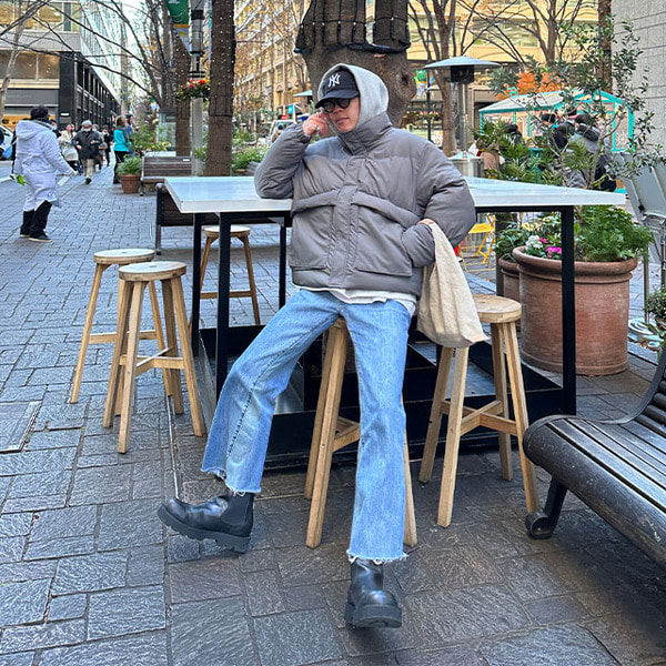 ラウンドトゥチェルシーブーツ | ファッション通販サイト NUGU