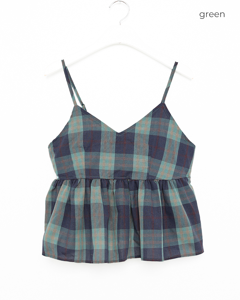 チェックフリルキャミソール | ファッション通販サイト NUGU