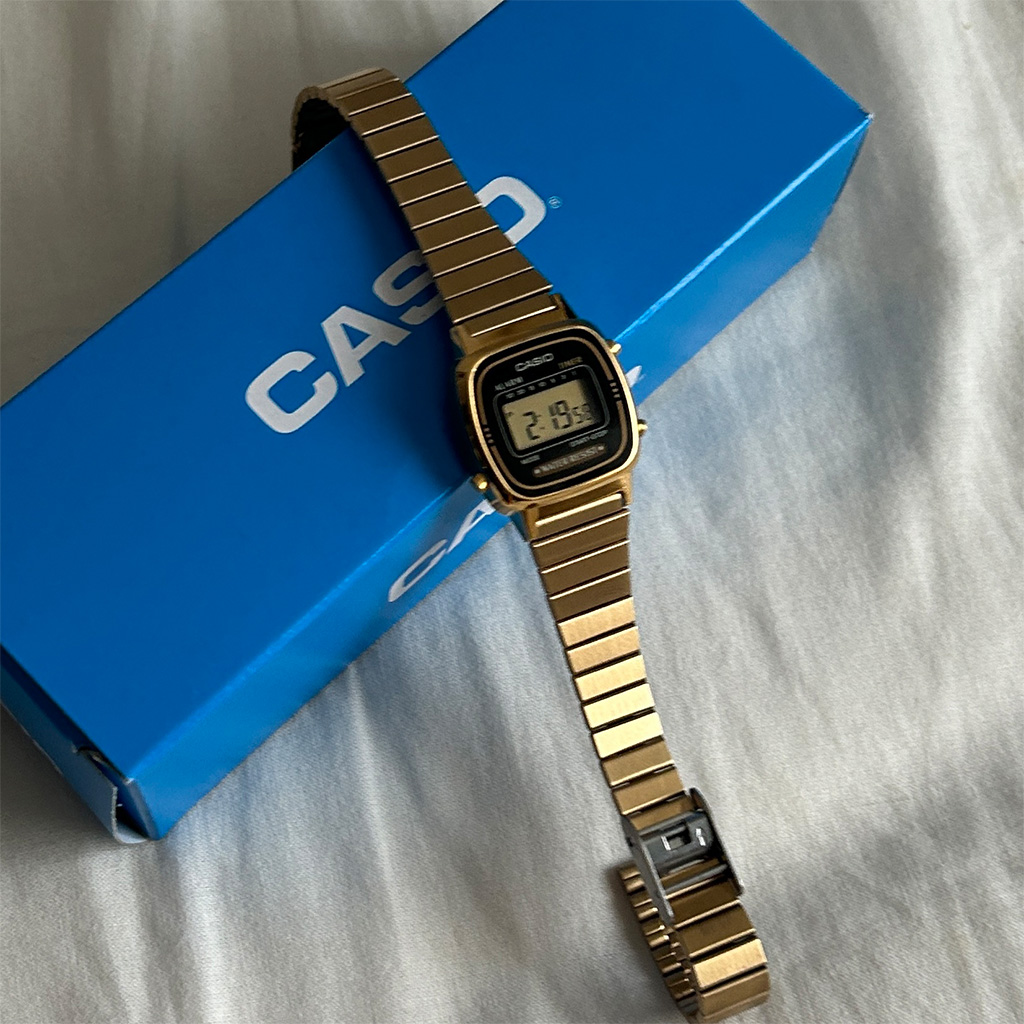 ゴールドcasioデジタル腕時計 | ファッション通販サイト NUGU