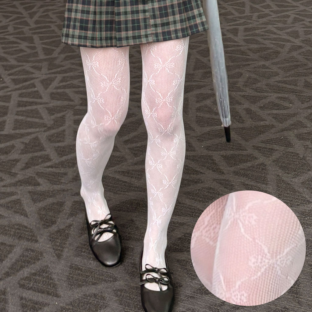 リボンレースストッキング | ファッション通販サイト NUGU