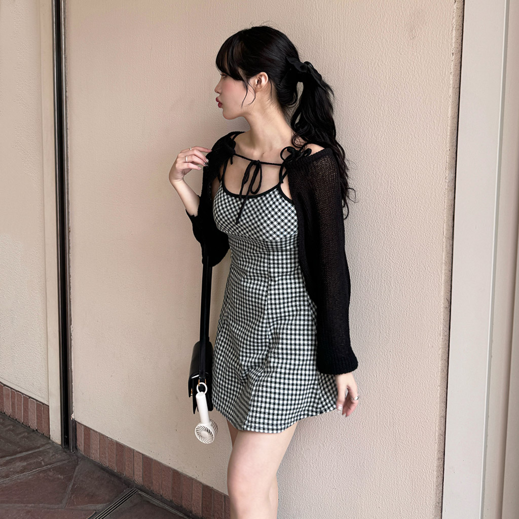 チェックミニワンピース | ファッション通販サイト NUGU