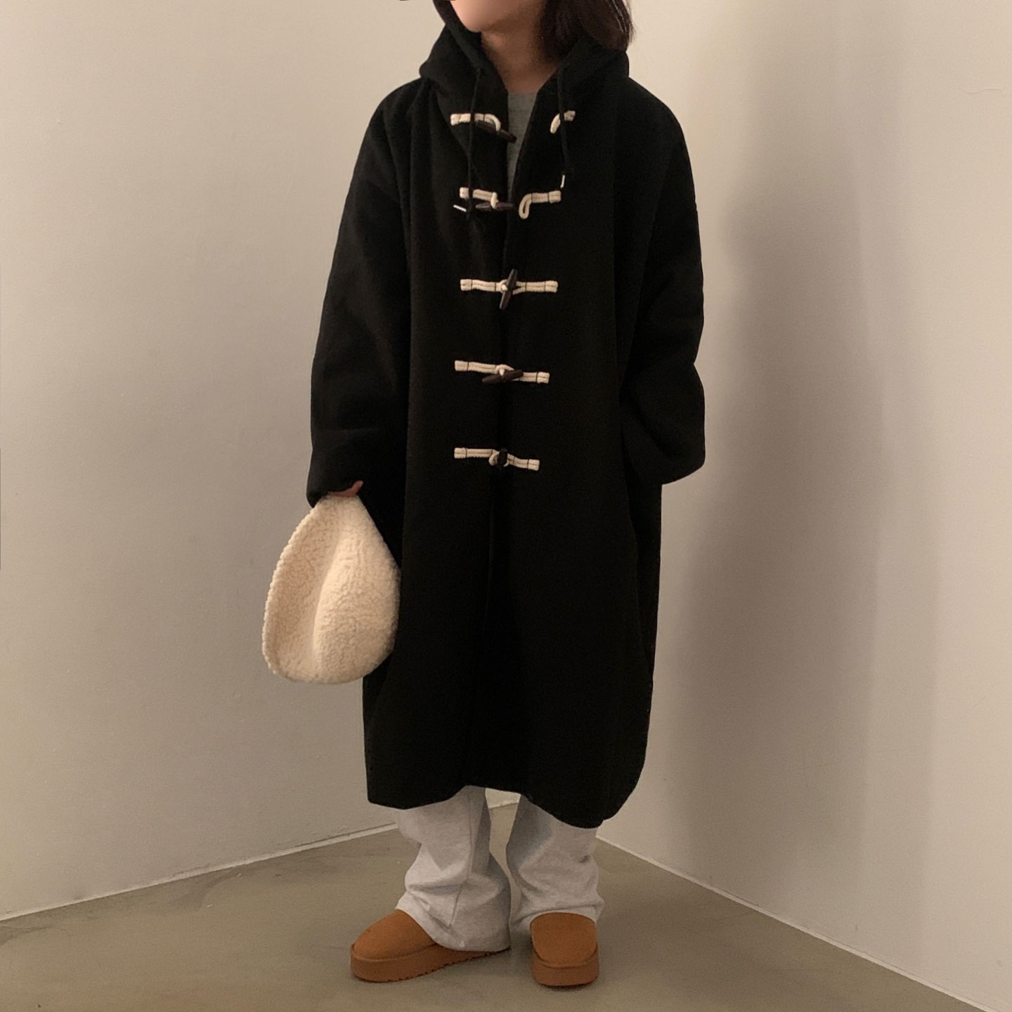 short&long/2color] オーバーサイズダッフルコート | ファッション通販