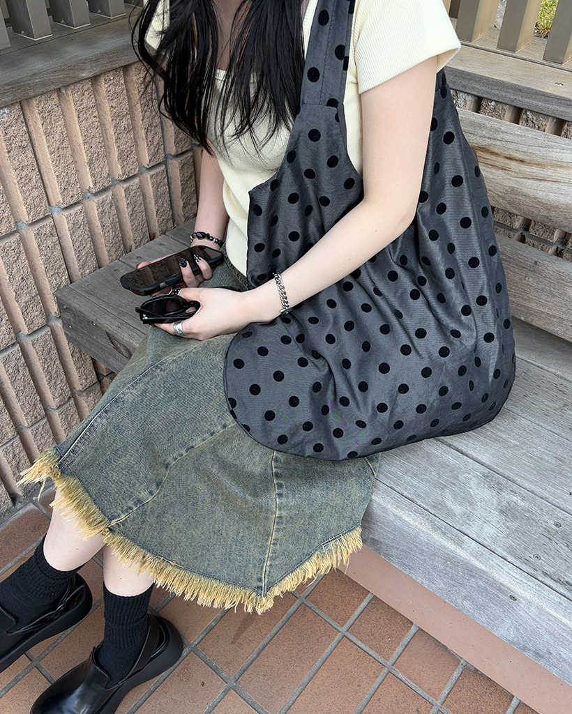 squareline スクエアライン ノジア ドット ショルダーバッグ ノジア_