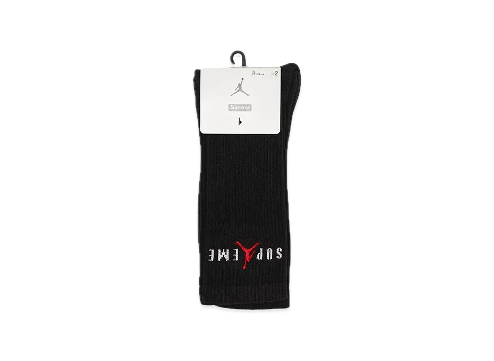 Supreme x Jordan Crew Socks (2 Pack) 
