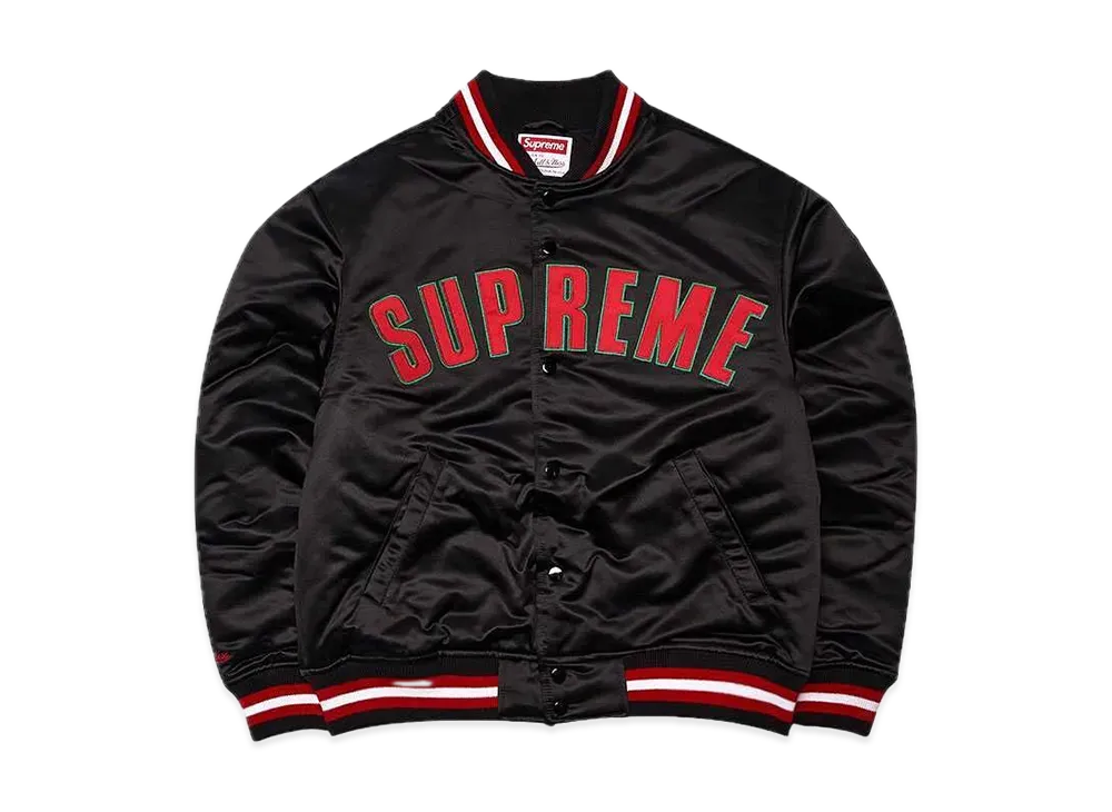 Supreme / Mitchell & Ness® Satin Varsity Jacket 
