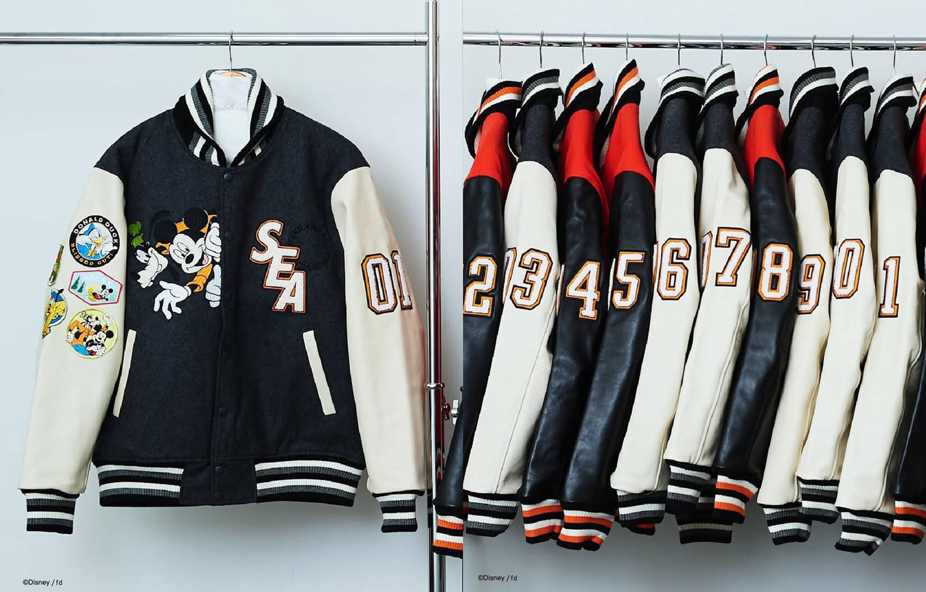 1/9 発売｜WIND AND SEA × Disney Numbering Studium Jacket｜抽選