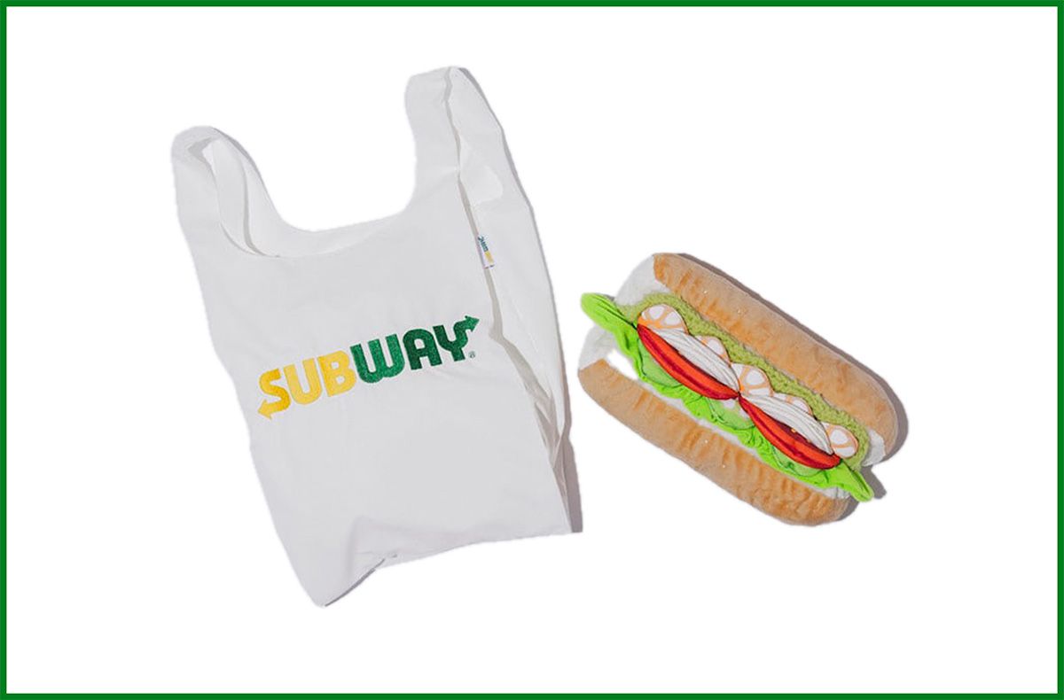 SUBWAY 60th 記念ビームスコラボぬいぐるみ&エコバッグ SUBWAY 60th