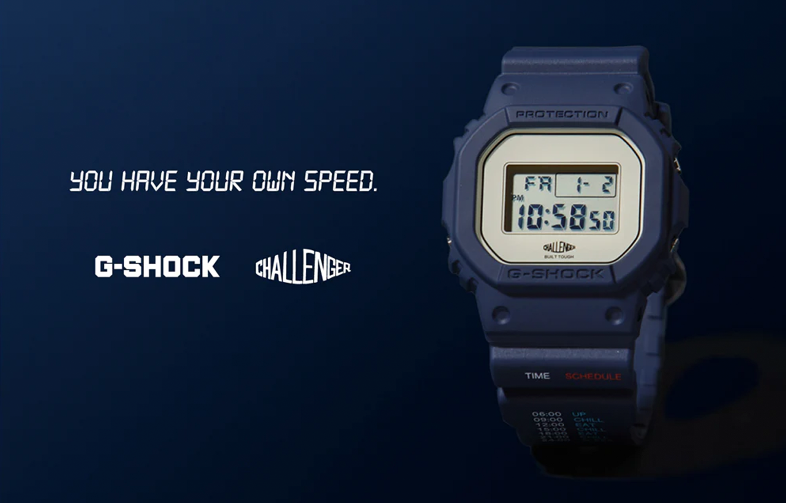 CHALLENGER × G-SHOCK、哲学を刻んだDW-5600コラボウォッチが登場