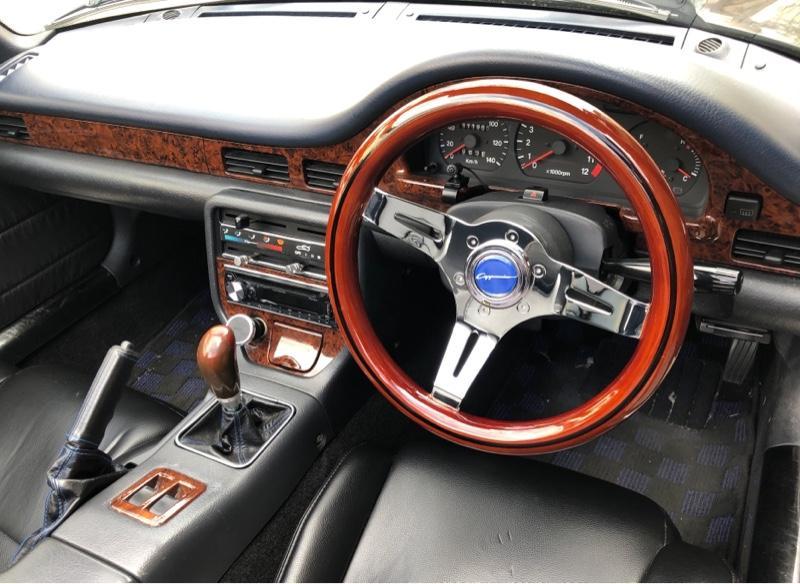 UJ-ファクトリー 小径 ウッドステアリング ナルディータイプ 31パイ の