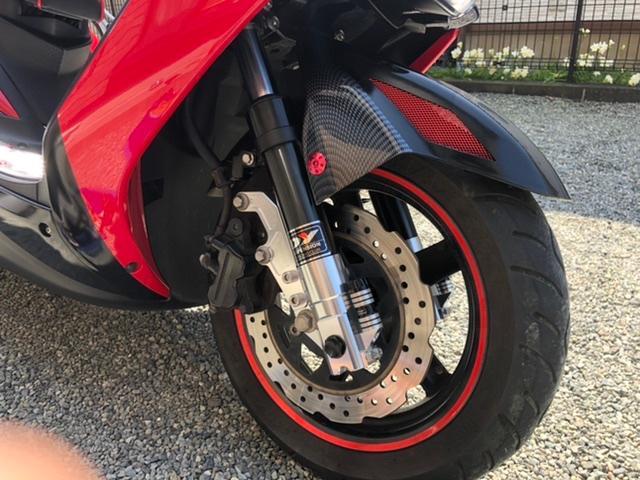 dyレーシング フロントフォーク のパーツレビュー | シグナスX SR