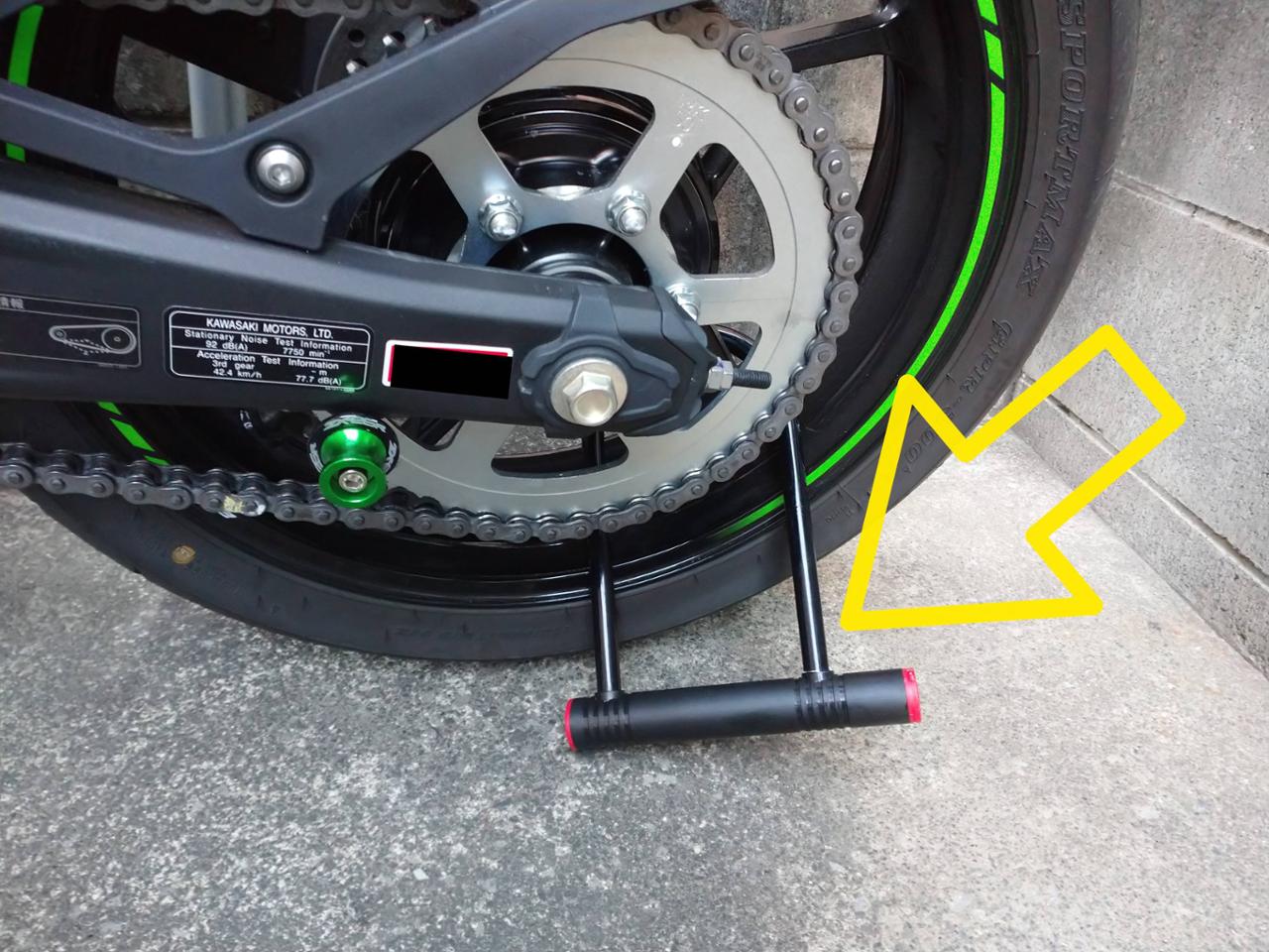 カインズホーム バイク用U字ロック のパーツレビュー | Ninja ZX-25R