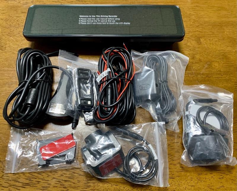 ☆JADO☆ ドライブレコーダー ミラー型 3カメラ 4K G810Pro 4K(3カメラ