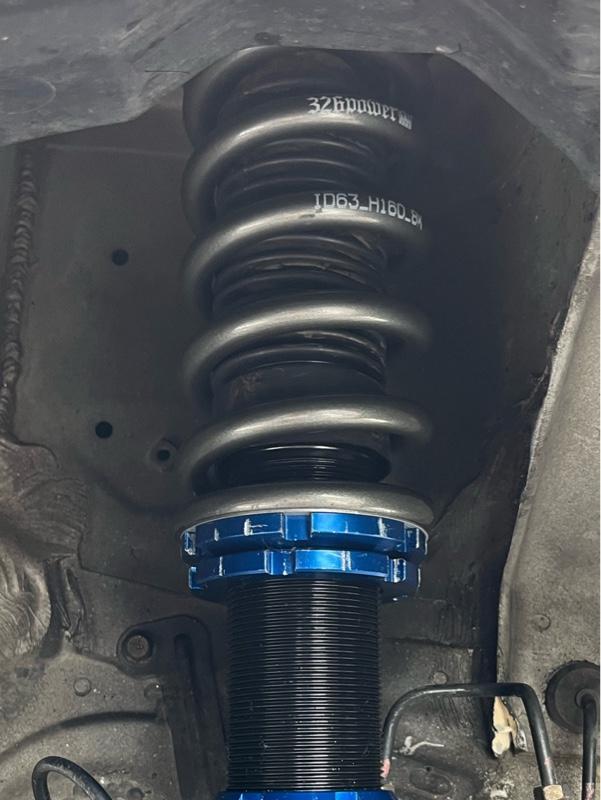 326POWER チャラバネ ID63 (62-63兼用) H160 8k《GUNMETA》 のパーツ