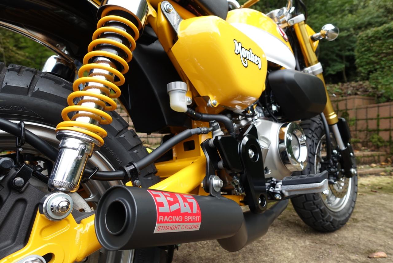 ヨシムラ 機械曲ストレートサイクロン のパーツレビュー | モンキー125