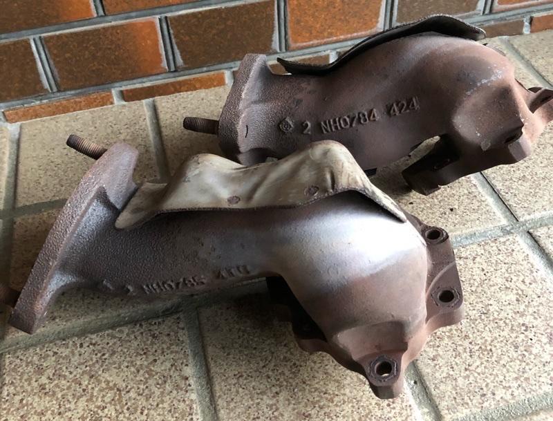 日産(純正) BNR34純正タービンアウトレットパイプ(タービン交換時