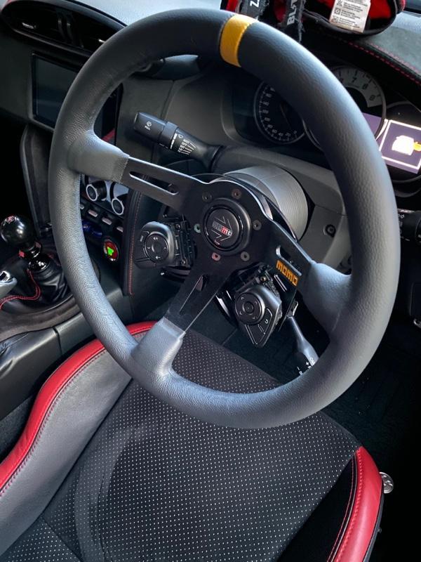 Works Bell 86/BRZ 後期用 純正ステアリングスイッチ移設ステー の