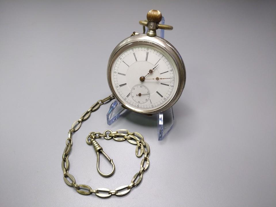 密かなダブルネーム レッツ商会 商館時計 「天賞堂」明治23年頃｜菊菱