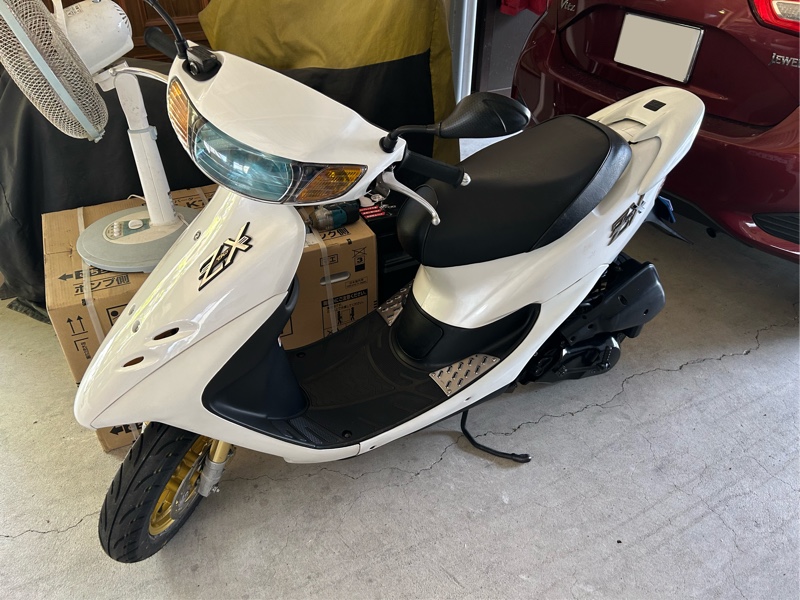 ライブディオZX、接触する。｜田なっくすのブログ｜田なっくすのページ