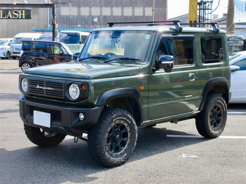 現行ジムニーをJAOS BATTLEZのキットをしっかりリフトアップ!! この