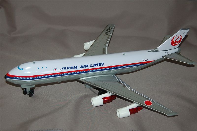 野村トーイ、ブリキ製、電動走行 日本航空ボーイング747、｜覆面えるの