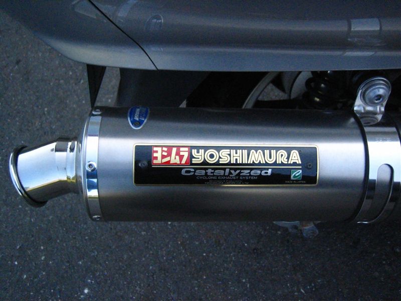ヨシムラ チタンサイクロン装着（スズキ スカイウェイブ650LX）by