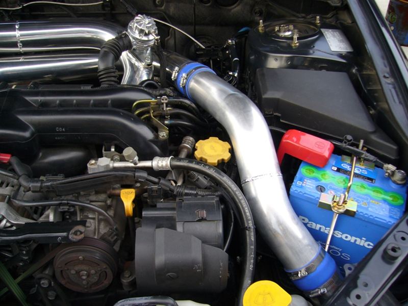 ブリッツ製前置きインタークーラー パイピング（スバル レガシィB4）by