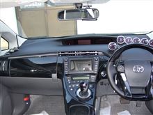 3D インテリアパネル＆シフトノブ ピアノブラック（トヨタ プリウス