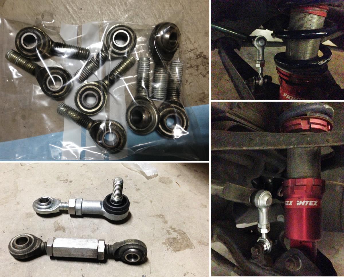 ロードスターna ピロスタビライザーリンク みっどりんく ロードスター