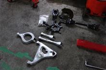 リアハブ5穴化への道(その4ドラシャ、ナックル、サスアーム交換