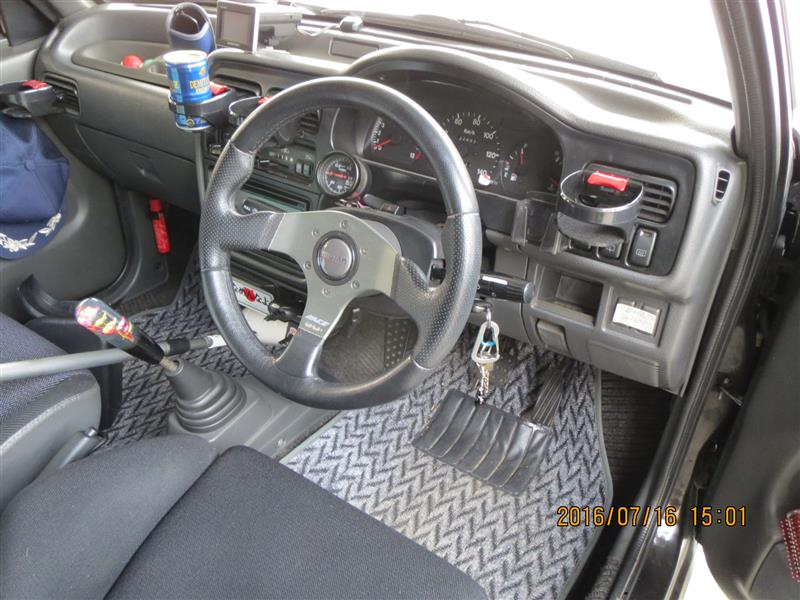 ステアリングを交換（スズキ アルトワークス・CN21S/CP21S/CR22S/CS22S