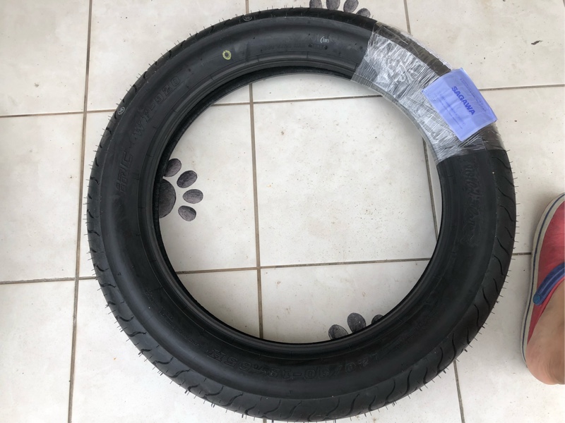 フロントタイヤ交換（ヤマハ ビラーゴ250）by shuntarooo - みんカラ