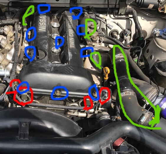 クランク角センサー交換（日産 180SX・RS13/KRS13型）by チャラペー