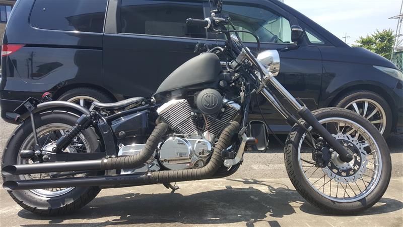 フォークジョイント取り付け（ヤマハ ドラッグスター250）by しょーま