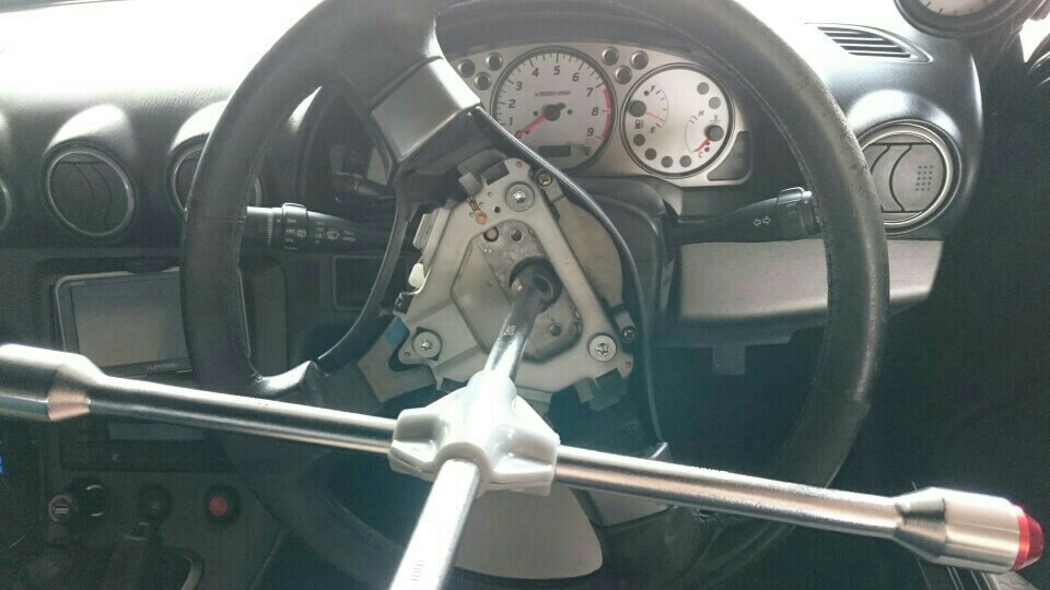 ステアリング交換 part②（日産 シルビア・S15）by BLUE. - みんカラ