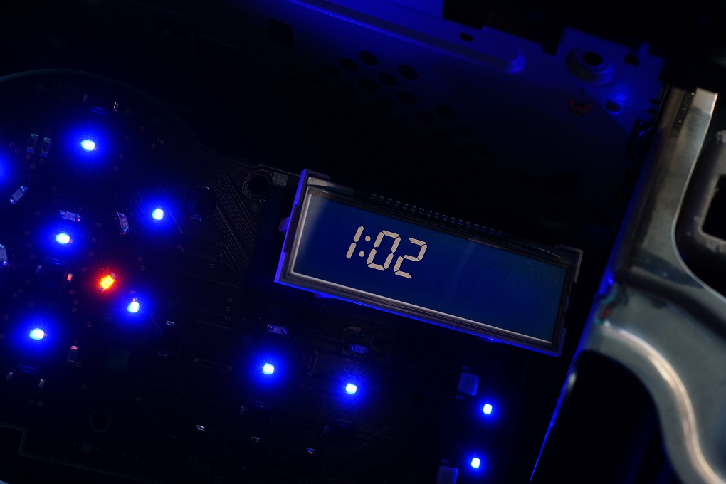 エアコンパネルLED打ち替え & 液晶反転（トヨタ マークX G's・130系