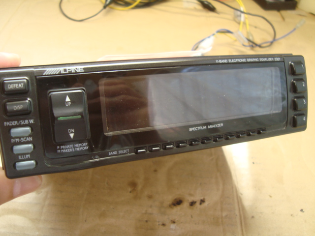 ☆ ALPINE イコライザー 3351 イルミ修理（トヨタ アルファードG）by