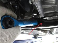 クスコ強化ピッチングストッパー取り付け（其の二）（スズキ アルト