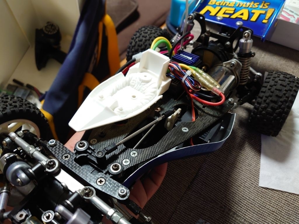 アバンテドライバー 作成中 アバンテ2001のドライバーを塗装する