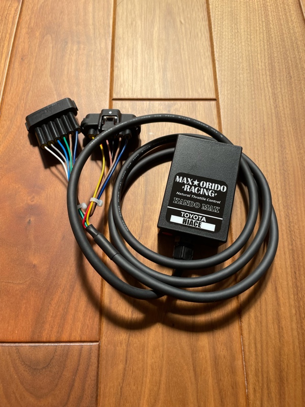 感度MAX取り付け MAX ORIDO RACING（トヨタ ハイエースバン・H200系