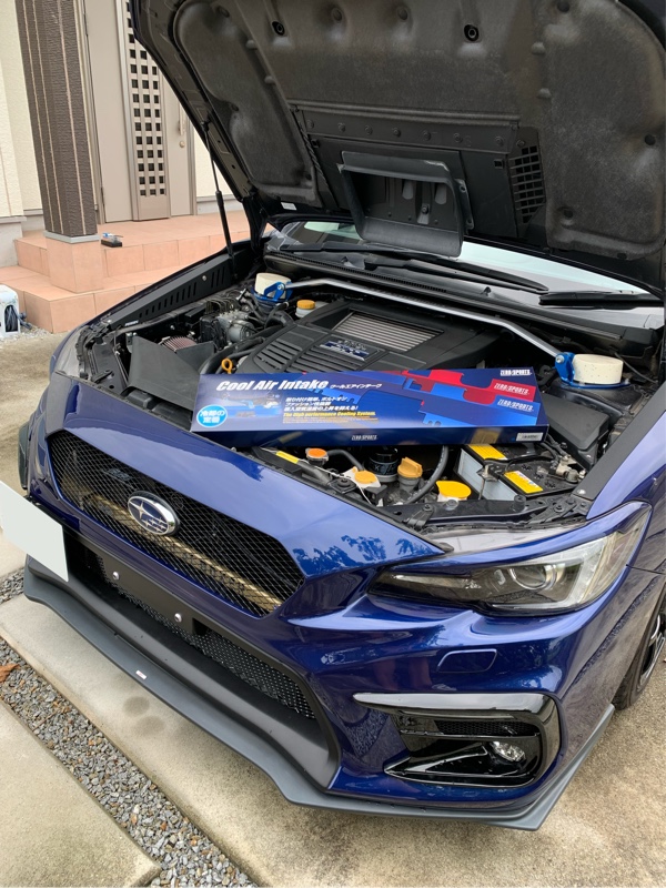 クールエアインテーク取り付け（スバル レヴォーグ・VM）by バジリスク