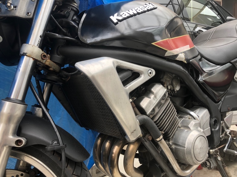 ラジエーターガード、塗装（カワサキ バリオス）by とれじゃ～ - みんカラ