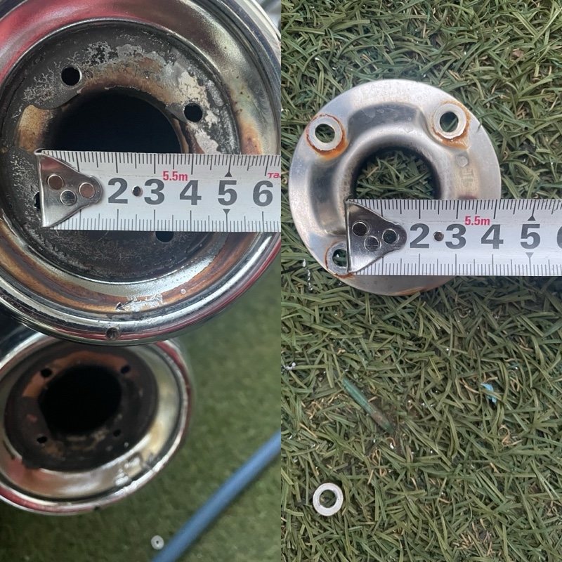 純正マフラーでスパトラ風（ホンダ V-TWIN マグナ）by TTさんとマグ