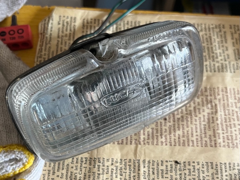 ローバーミニルーカスバックフォグランプ未使用保管品